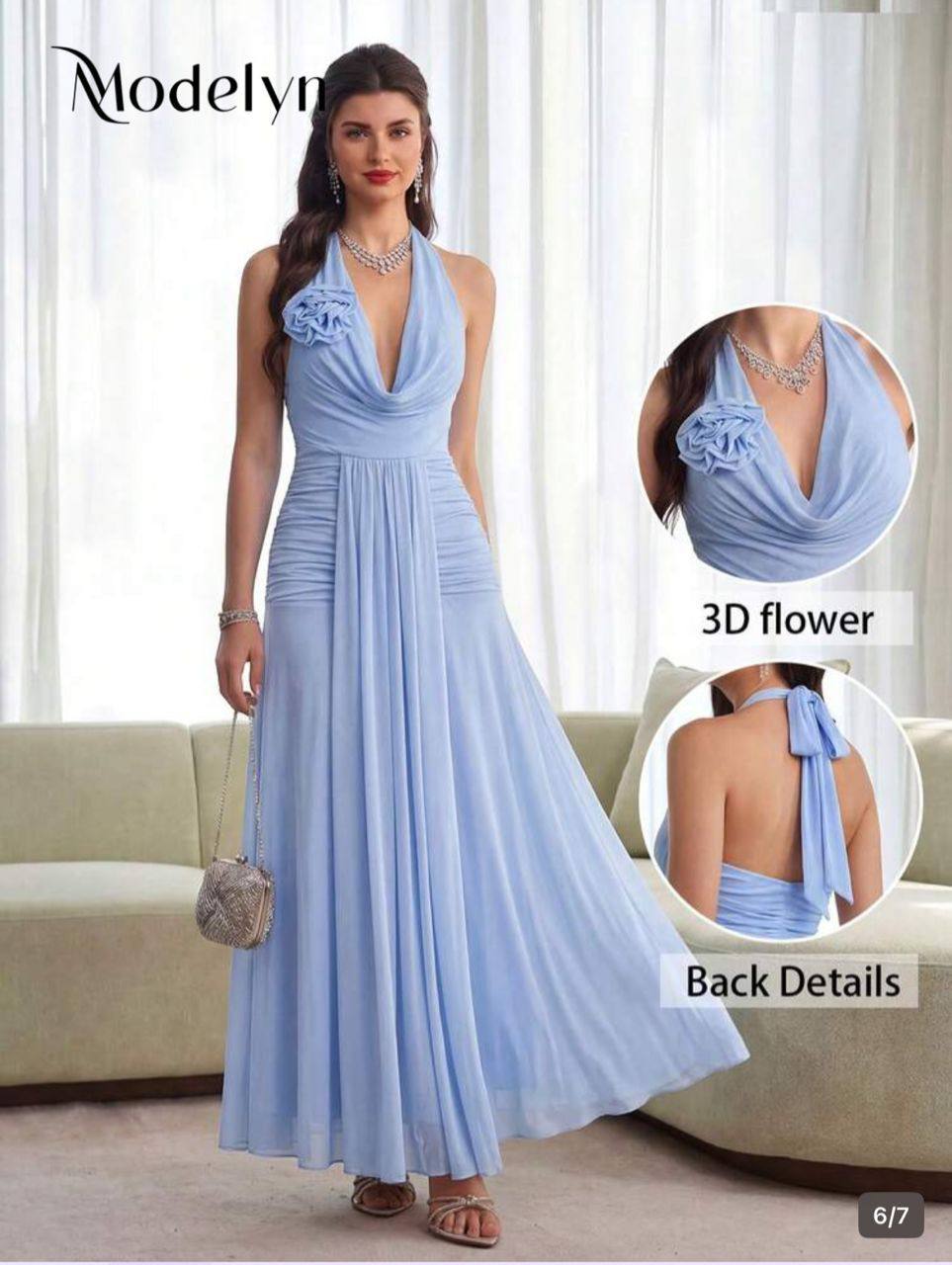 Robe dos nu